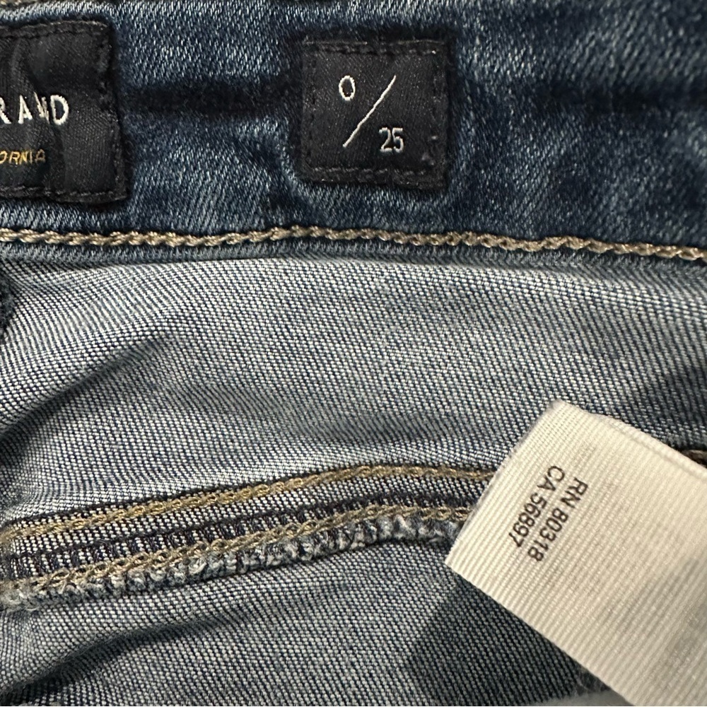 Lucky Brand Jeans Bridgette Skinny Mid Rise Medium Wash Denim Women’s Size 0/25 - Picture 7 of 11